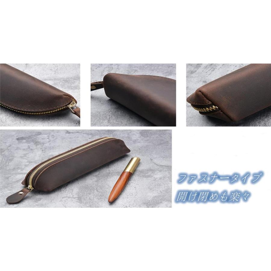男女 兼用 おしゃれ 職人 手作り 革製 大容量 スリム ブラウン ペンケース お揃いキーホルダ付 大学生 高校生 筆箱 ペン入れ 送料無料 Mmk O55 Mmoka O55 輸入雑貨のお店 マインドワン 通販 Yahoo ショッピング