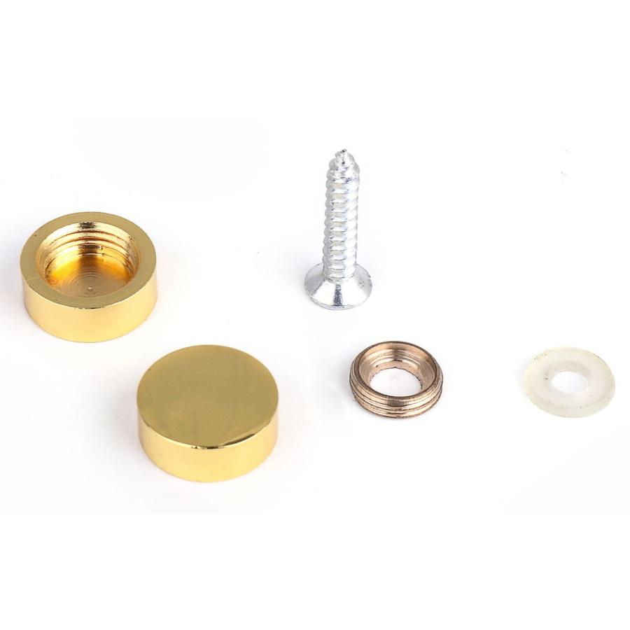 飾り ビス 化粧 ビス キャップ セット 表札 プレート 直径14mm 20個 ねじ装飾カバー ガラス用 ゴールド 送料無料 Mri A56 Mrien A56 輸入雑貨のお店 マインドワン 通販 Yahoo ショッピング