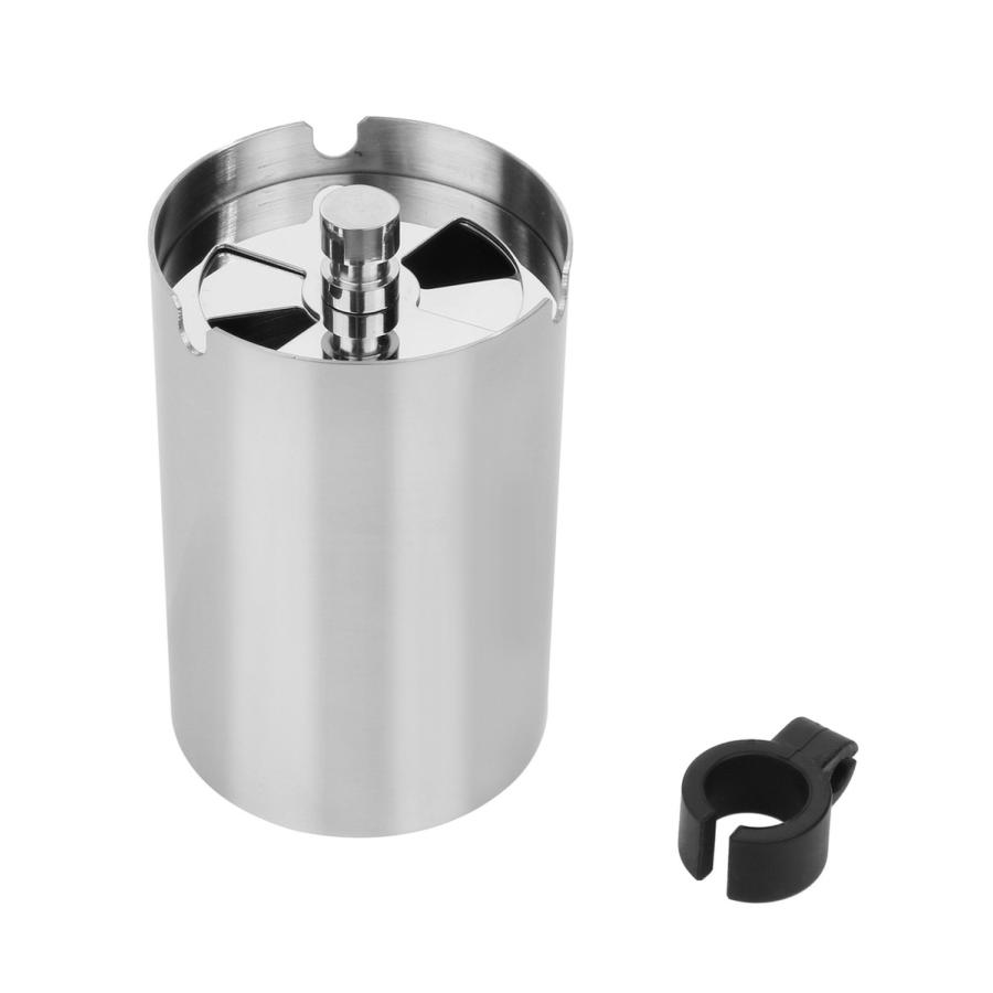 卓上 スライドする ふた付き ステンレス ロング 灰皿 煙草クリップ付 屋外 オフィス 車 にも タバコ 送料無料 Mri E00 Mrien E00 輸入雑貨のお店 マインドワン 通販 Yahoo ショッピング