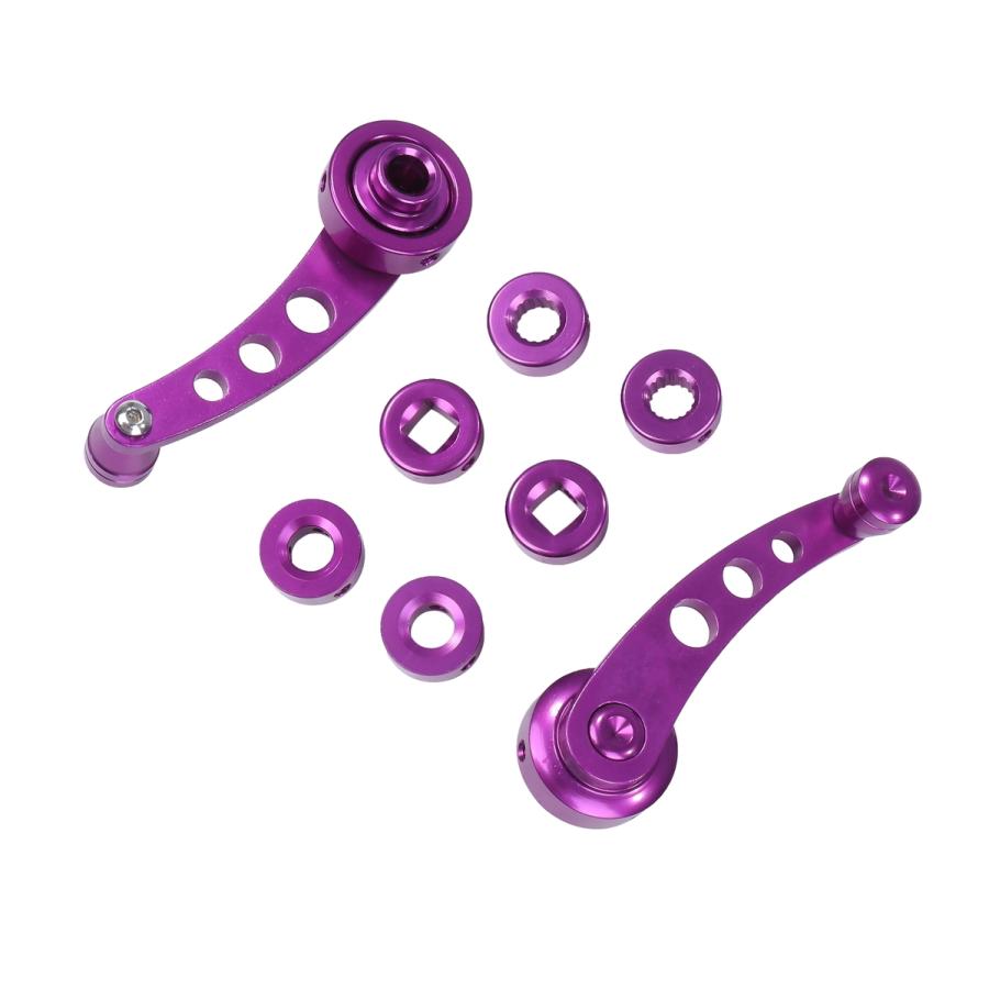 汎用 アルミ パープル ウインドウ レギュレーター ハンドル 左右セット ドア ロックピン お守り付 旧車 軽トラ トラック 送料無料 Skr E79 Skrbo E79 輸入雑貨のお店 マインドワン 通販 Yahoo ショッピング