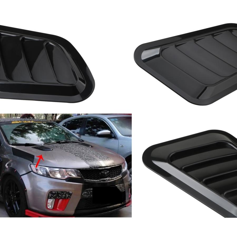 車 汎用 ボンネット ダミー ダクト ブラック 1組セット 補強テープ お守付 エアロ カスタム ドレスアップ ステッカー 装飾 送料無料 Skr F16 Skrbo F16 輸入雑貨のお店 マインドワン 通販 Yahoo ショッピング