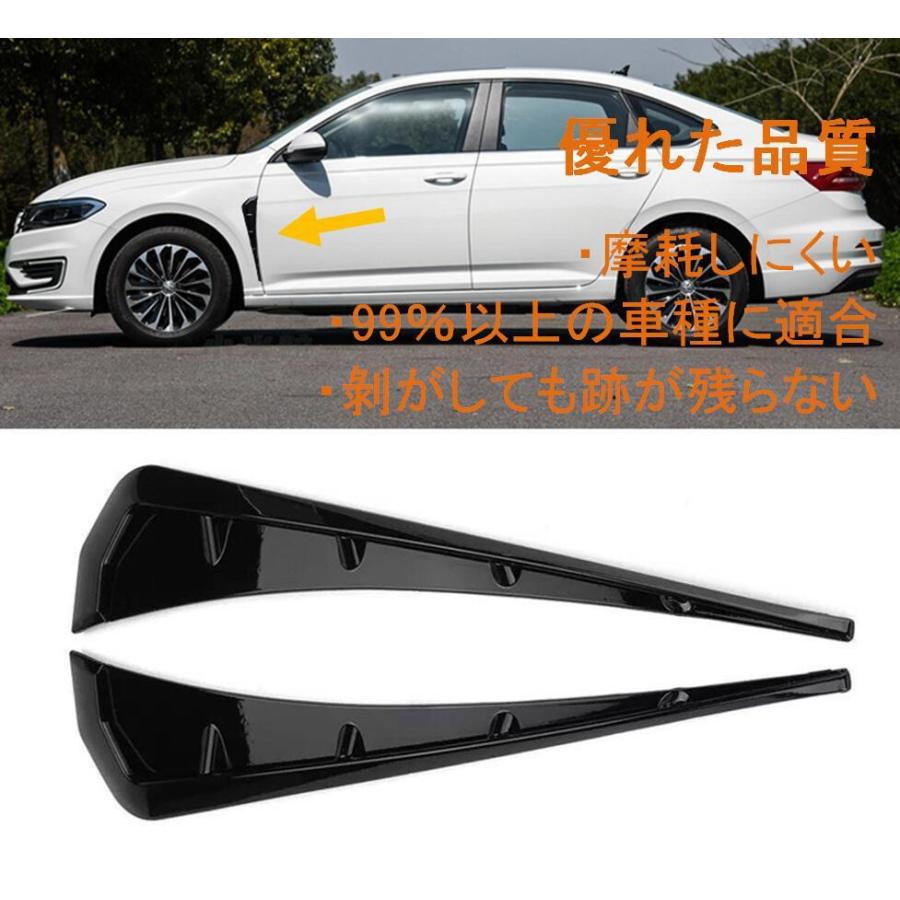 車 汎用 サイド エアフロー トリム ブラック 1組セット 補強テープ お守付 ダミー ダクト フェンダー エアロ ドレスアップ 送料無料 Skr F18 Skrbo F18 輸入雑貨のお店 マインドワン 通販 Yahoo ショッピング