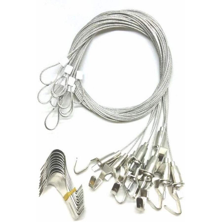 ピクチャー レール ワイヤー 1 5m 10本 セット 自在金具フック付き 絵画 額 掛け軸 ポスター写真 展示用 Diy 吊り金具 送料無料 Tno C92 Tunod C92 輸入雑貨のお店 マインドワン 通販 Yahoo ショッピング