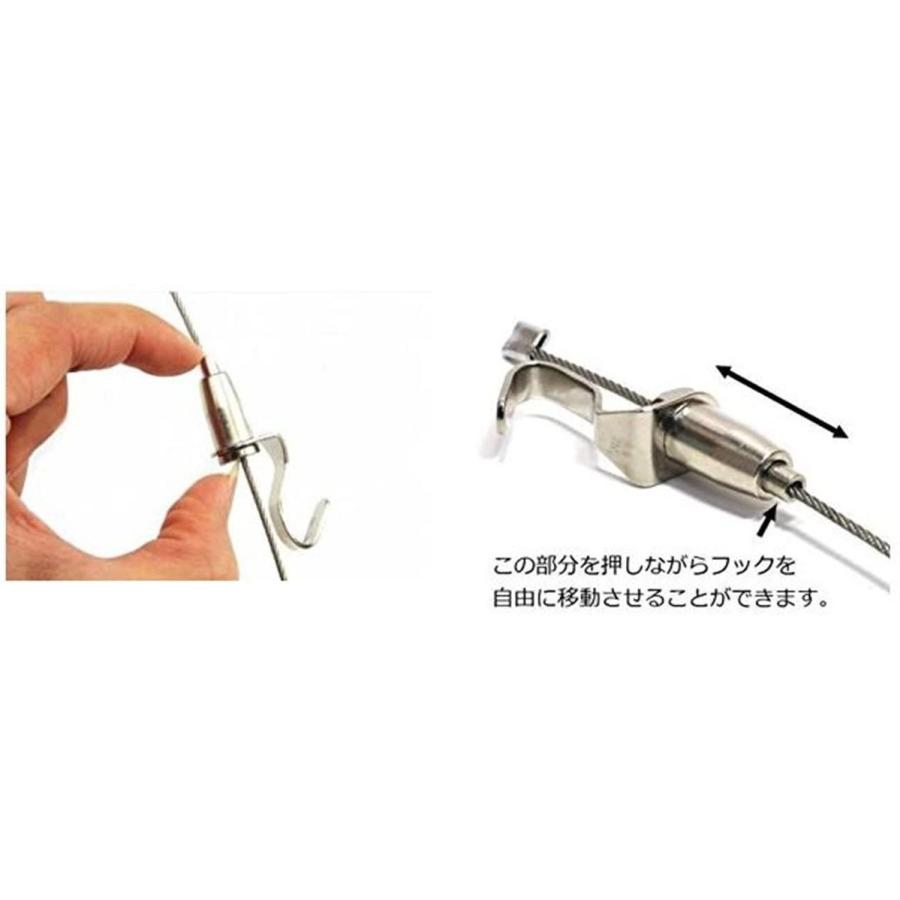 ピクチャー レール ワイヤー 1 5m 10本 セット 自在金具フック付き 絵画 額 掛け軸 ポスター写真 展示用 Diy 吊り金具 送料無料 Tno C92 Tunod C92 輸入雑貨のお店 マインドワン 通販 Yahoo ショッピング