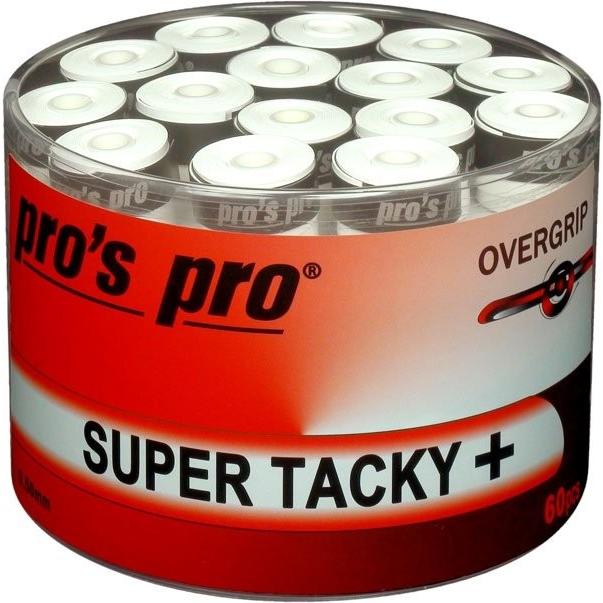送料無料 pros pro　ウエットグリップテープ SUPER TACKY+  白色 30本入 opp袋にて発送 | 