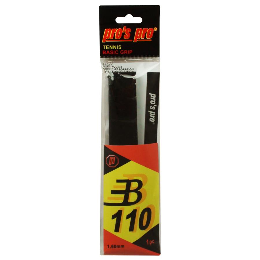 pros pro リプレイスメントグリップ 元グリップ　黒色　白色 B-110 厚さ 1.60mm プロズプロ　テニス　スカッシュ　バドミントン |  | 01
