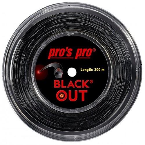 pros pro BLACK OUT 200mロールガット ポリエステルガット 硬式
