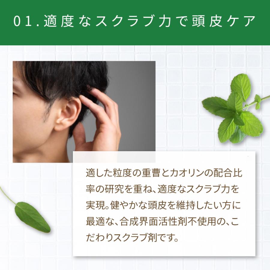 メンズ ヘッドスクラブ 200g 無添加 重曹 カオリン 男 頭皮 マッサージ 夏 頭皮ケア かゆみ ふけ べたつき 皮脂 スカルプ 敏感肌 乾燥肌 無着色 無香料 天然由来 |  | 04