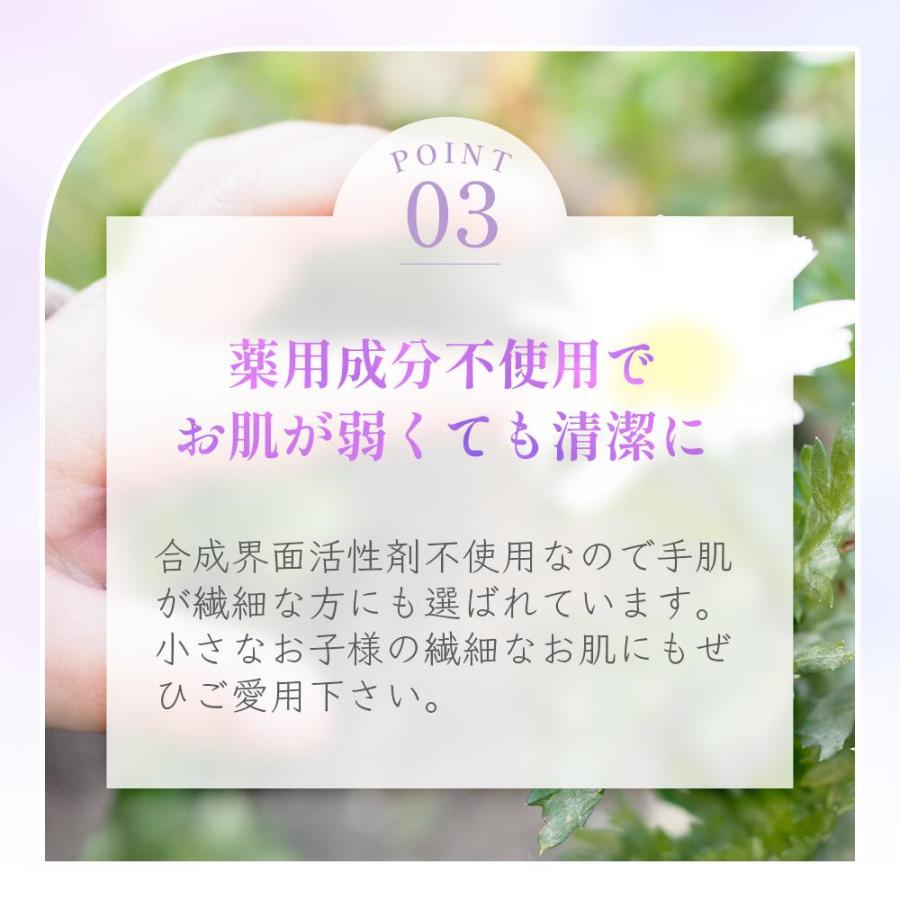 福知山キキョウ ハンドソープ 詰替え用  280ml 1本 敏感肌 除菌 弱アルカリ 天然 日本製 泡 石けん さっぱり 福知山 ノンアルコール ばい菌 桔梗 自然派 |  | 05