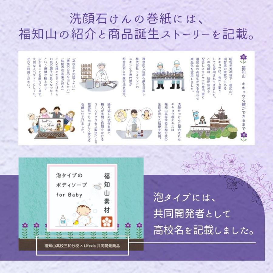 福知山キキョウ ボディソープ 詰め替え用 280ml 敏感肌 除菌 弱アルカリ 天然 日本製 泡 石けん 無添加 敏感肌 ノンアルコール ばい菌 桔梗 自然派 |  | 10