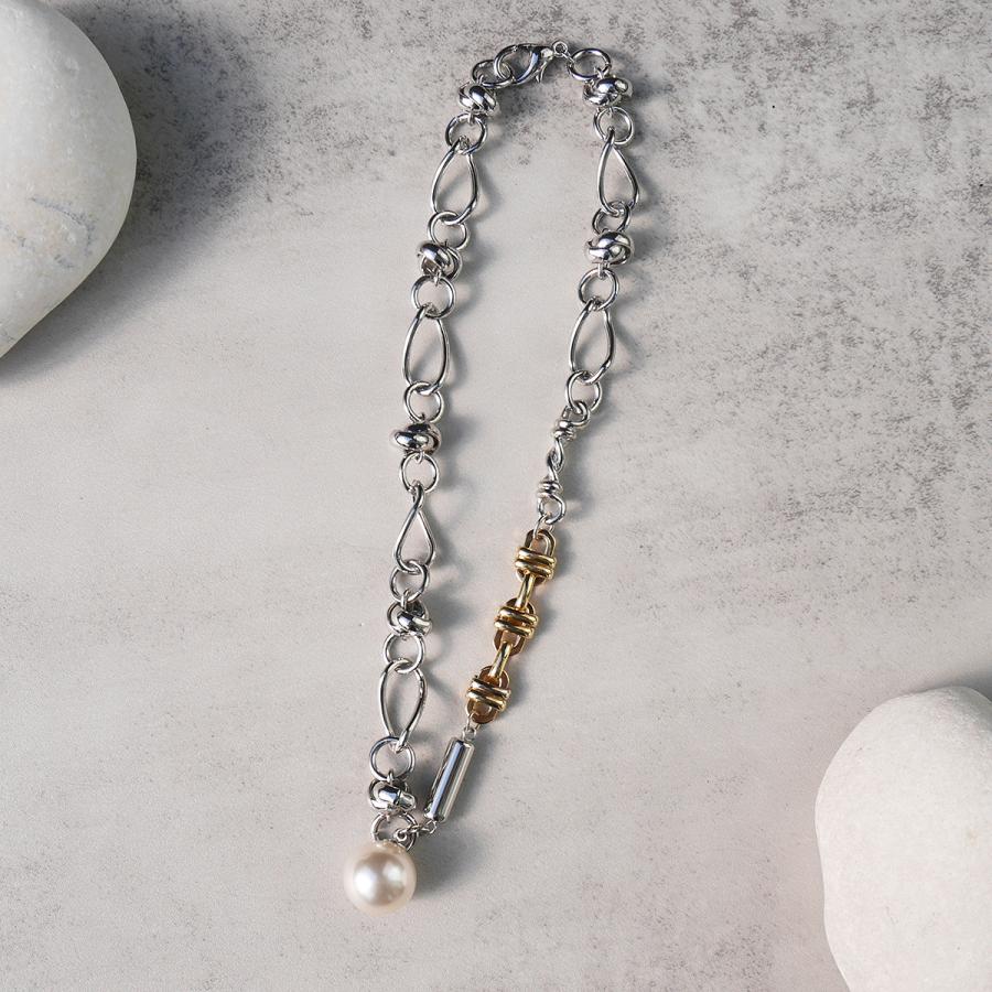 amplis・アンプリス celia Necklace -Gold- / パール ネックレス ゴールド シルバー | amplis | 01