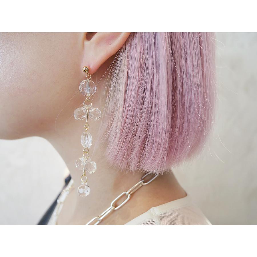 amplis・アンプリス marry pierce / ピアス クリア ゴールド | amplis | 01