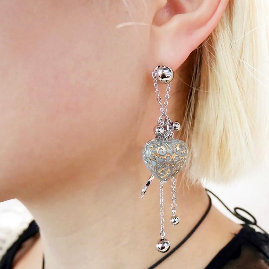 amplis・アンプリス shell heart pierce -Silver-  /  ピアス ハート シルバー | amplis | 01