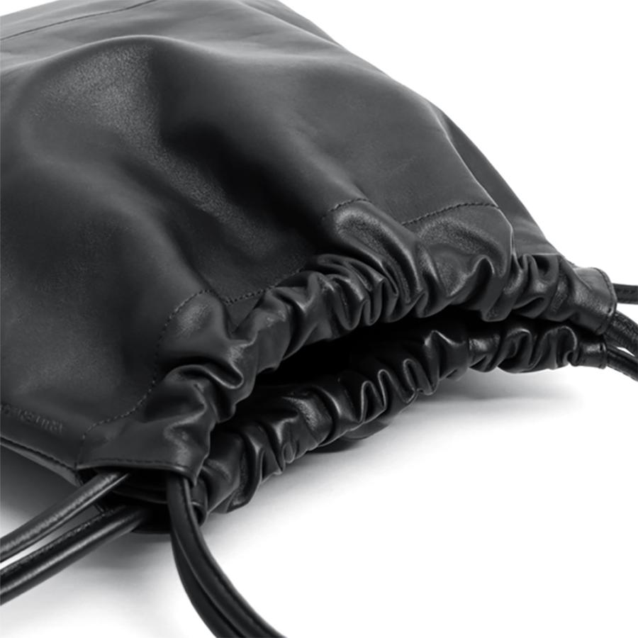 ARUTEMIKA・アルテミカ ARM-21 レザー キンチャク ショルダー トートバッグ  /  リアルレザー 巾着 本革 牛革 ブラック |  | 05