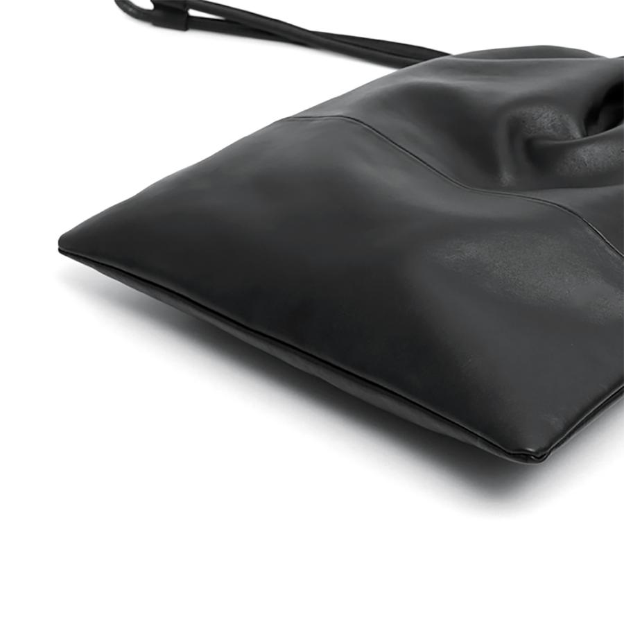 ARUTEMIKA・アルテミカ ARM-21 レザー キンチャク ショルダー トートバッグ  /  リアルレザー 巾着 本革 牛革 ブラック |  | 07