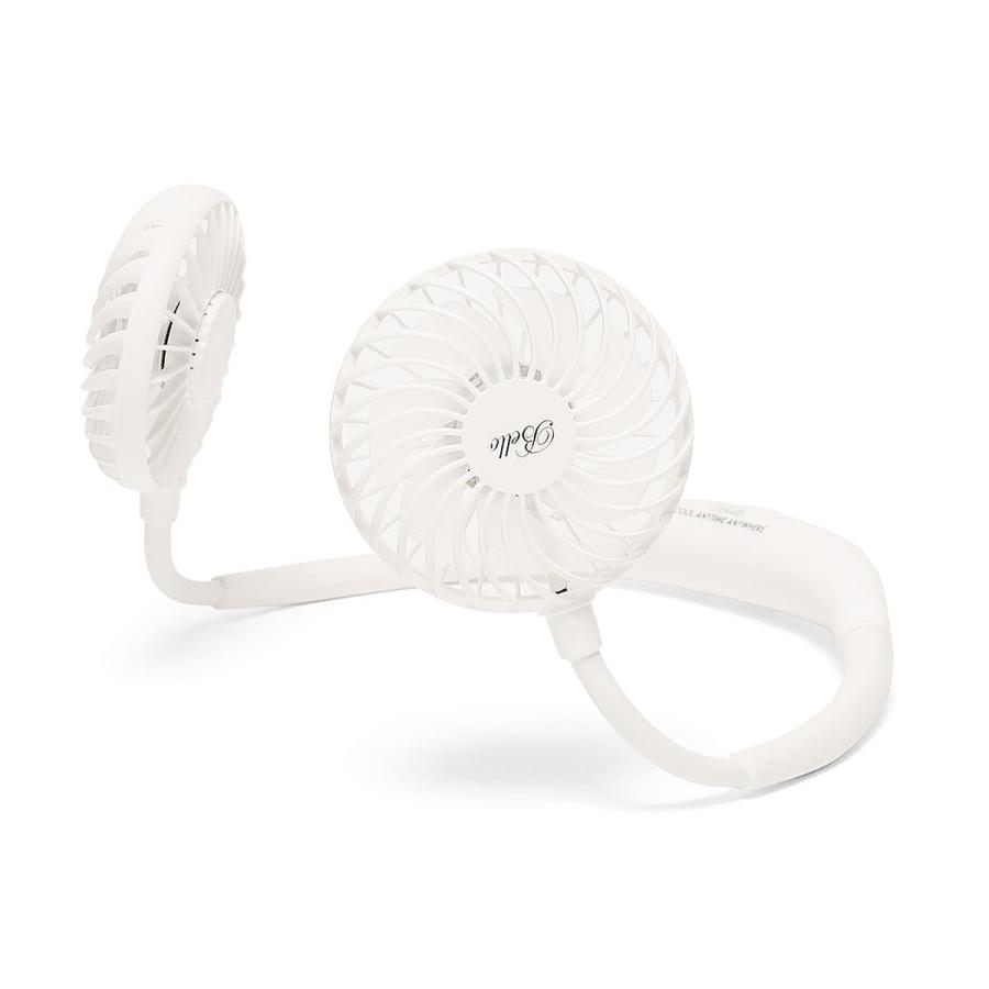 Bello・ベッロ　FOLDING FAN -White-  /  首掛け ポータブル扇風機 ハンズフリー ネックファン サーキュレーター USB充電式 |  | 01