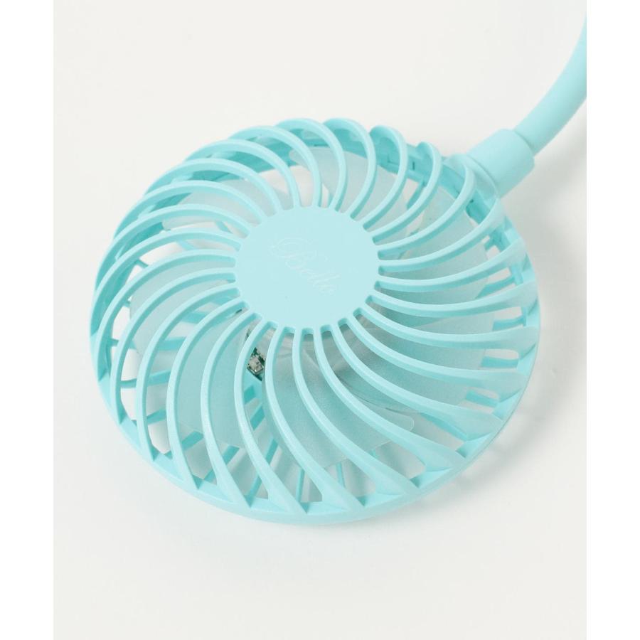 Bello・ベッロ　FOLDING FAN -Turquoise-  /  首掛け ポータブル扇風機 ハンズフリー ネックファン サーキュレーター USB充電式 |  | 02