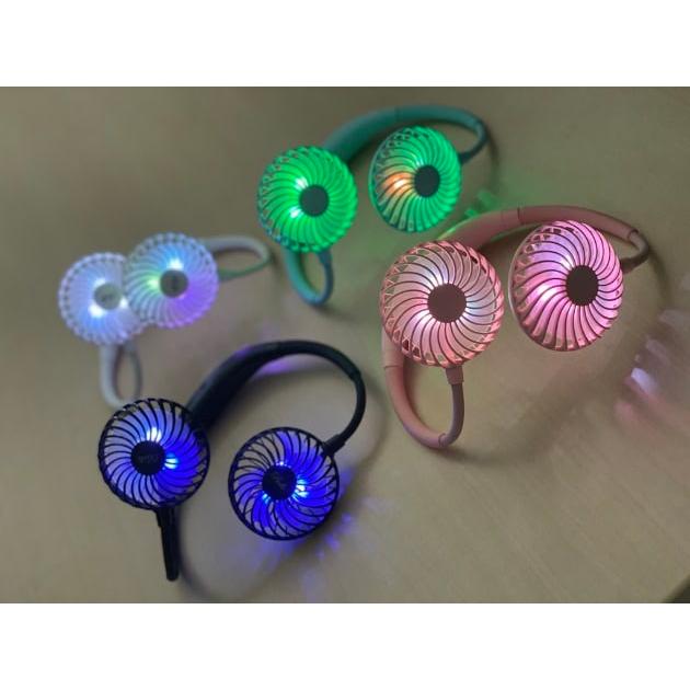 Bello・ベッロ　FOLDING FAN -Turquoise-  /  首掛け ポータブル扇風機 ハンズフリー ネックファン サーキュレーター USB充電式 |  | 04