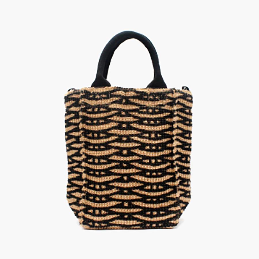 FABRICO・ファブリコ ジュートバッグ stitch mini【wicker】/  籐 枝編み ショルダー トート ハンド | FABRICO