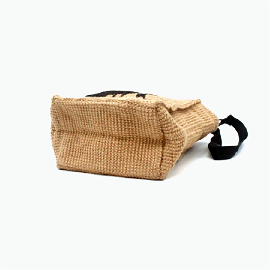 FABRICO・ファブリコ ジュートバッグ stitch mini【wicker】/  籐 枝編み ショルダー トート ハンド | FABRICO | 02