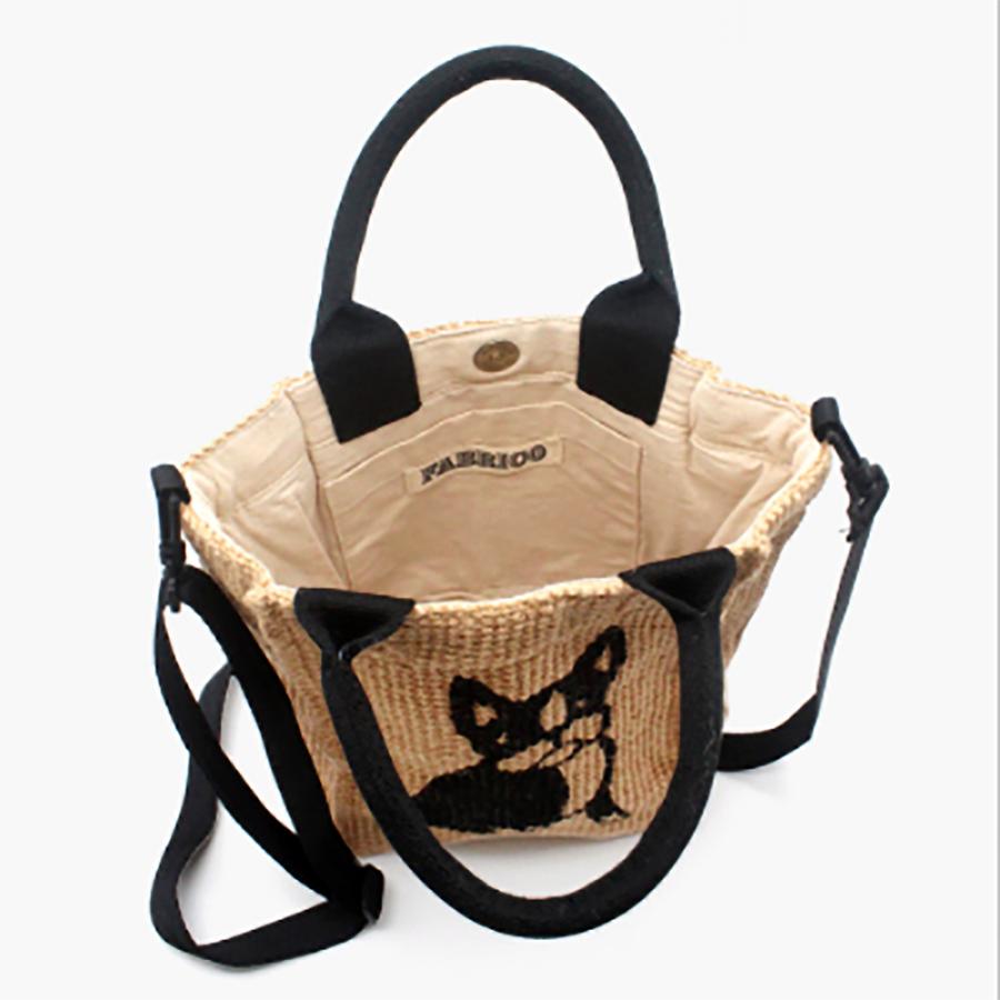 FABRICO・ファブリコ ジュートバッグ stitch mini【initials】/  イニシャル ショルダー トート ハンド | FABRICO | 01