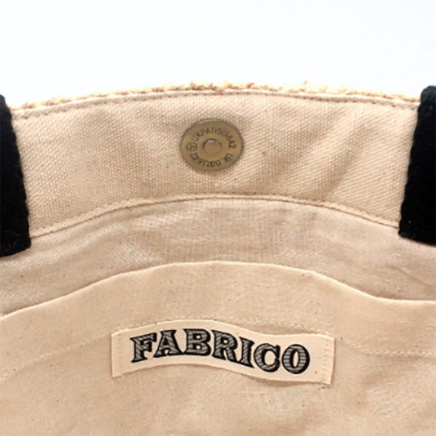 FABRICO・ファブリコ ジュートバッグ S【S】/  アルファベット イニシャル ショルダー トート ハンド | FABRICO | 03