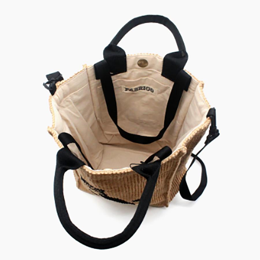 FABRICO・ファブリコ ジュートバッグ stitch【CAT】/  ハチワレ 猫柄 猫プリント ネコ ショルダー トート ハンド | FABRICO | 04