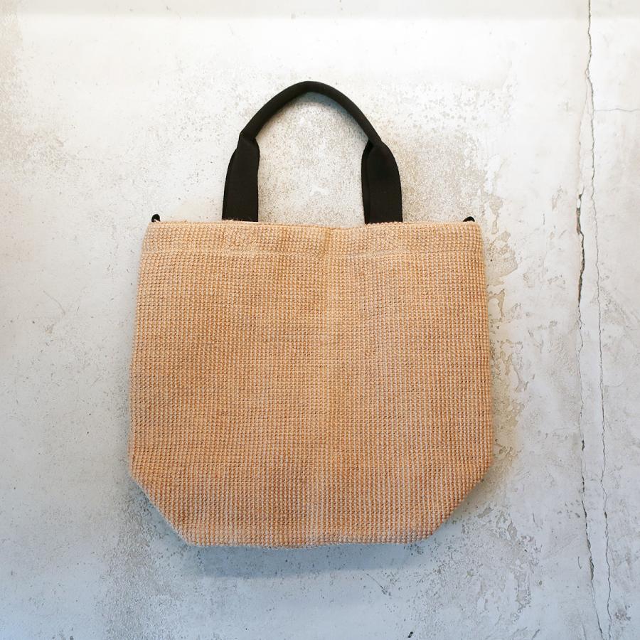 FABRICO・ファブリコ ジュートバッグ ectan【＆.】Black  /  アルファベット アンパサンド ショルダー トート ハンド | FABRICO | 02