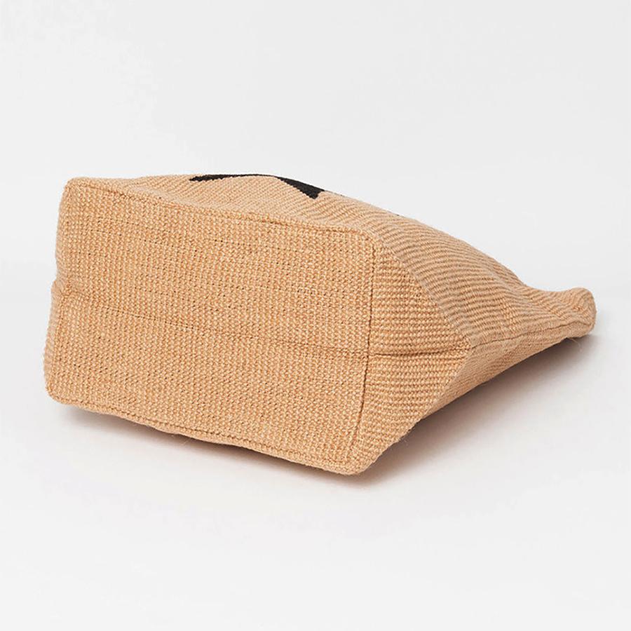 FABRICO・ファブリコ ジュートバッグ ectan【＆.】Black  /  アルファベット アンパサンド ショルダー トート ハンド | FABRICO | 03