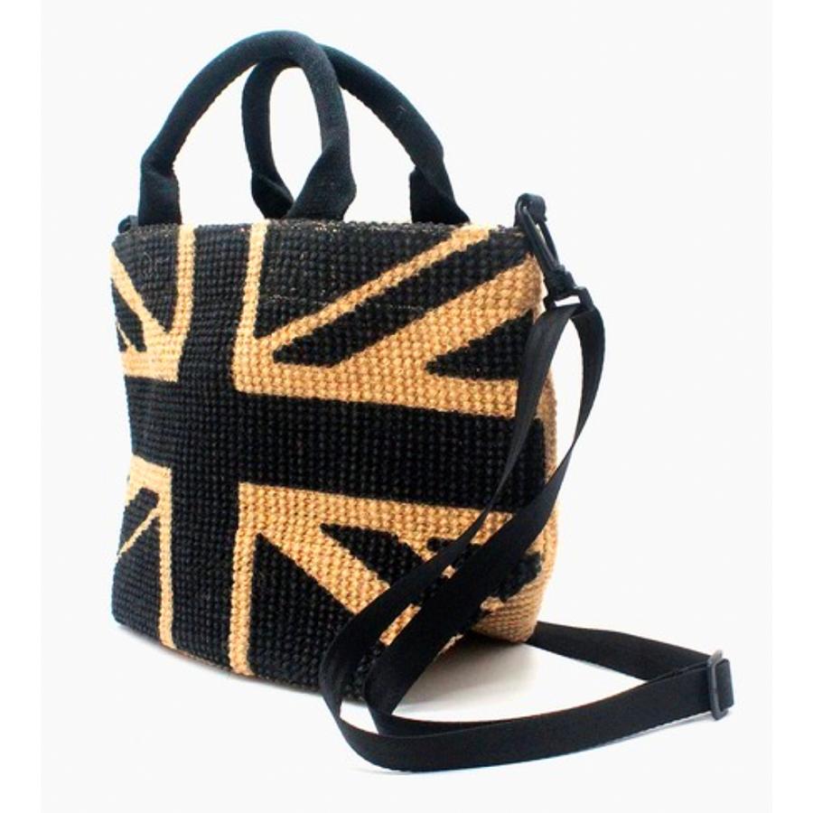 FABRICO・ファブリコ ジュートバッグ XS【union jack】/  スマイル イニシャル ショルダー トート ハンド 英国柄 | FABRICO | 05
