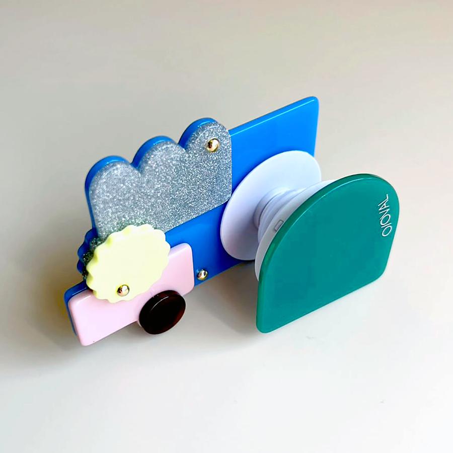 O/OVAL（オーバル） ACRYLIC SMARTPHONE GRIP / スマートフォン スマホ