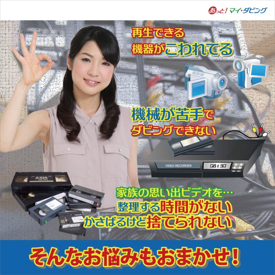 VHS・VHS-C・S-VHS】ビデオテープからDVDにダビング : マインド