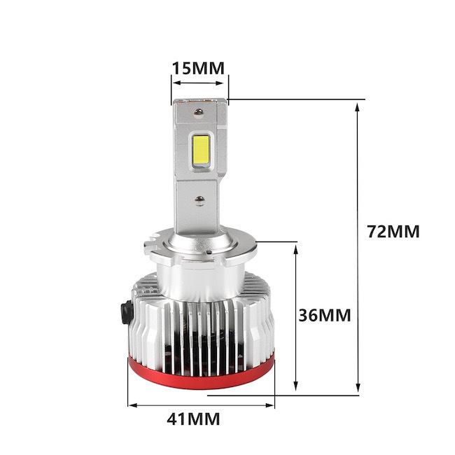 みね商店 D2S・D2R／純正交換用 LEDヘッドライト／8600ルーメン x 2
