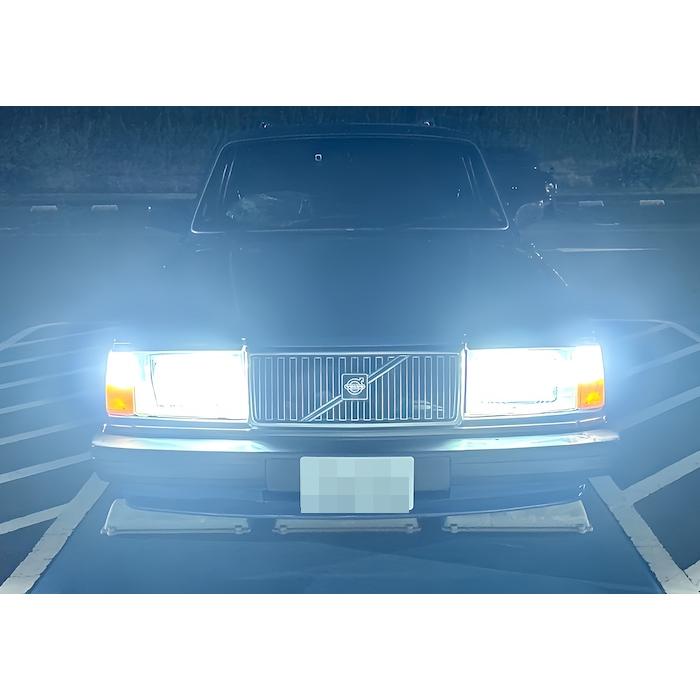 ボルボ240 ヘッドライト　ノブ　純正　新品デッドストック　volvo みね商店 ボルボ 240／専用LEDヘッドライト／3570 C.S.P／10000lm