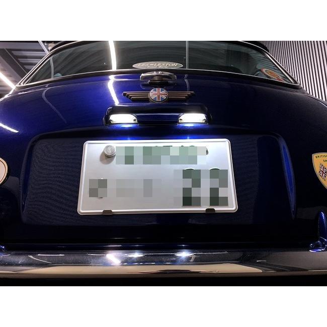 ローバーミニ　メッキナンバー灯 みね商店 ROVER MINI／ライセンスランプ（ナンバー灯）3030 monster