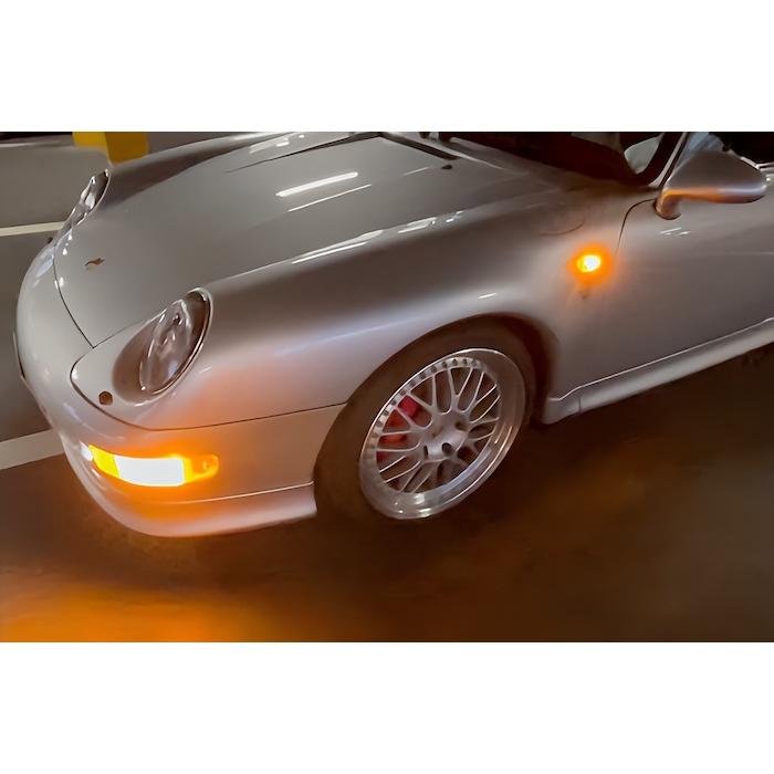 911 993 ウインカー球 サイドマーカー ウインカーレンズ 左右セット みね商店 ポルシェ 911（993）／LEDサイドターンインジケーターランプ
