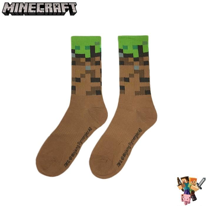 ソックス 靴下 マインクラフト Minecraft Crews 鉄のフル装備 草ブロック 2 Pack 1set Mf041bccgl Minecraftマイクラワールド 通販 Yahoo ショッピング