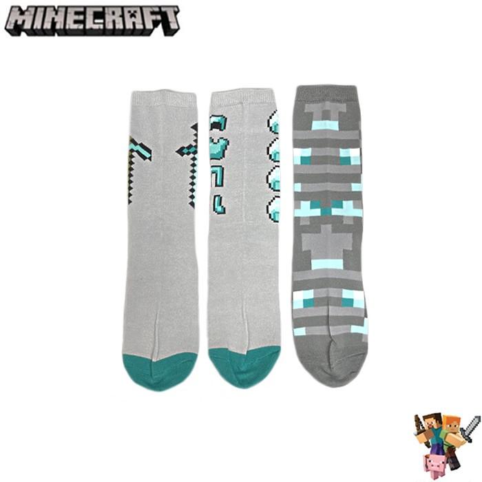 ソックス 靴下 マインクラフト Minecraft Crews ダイヤの剣 ツルハシ ダイヤ ダイヤの装備 ダイヤモンド鉱石 3 Pack 1set Mf043bccgl Minecraftマイクラワールド 通販 Yahoo ショッピング