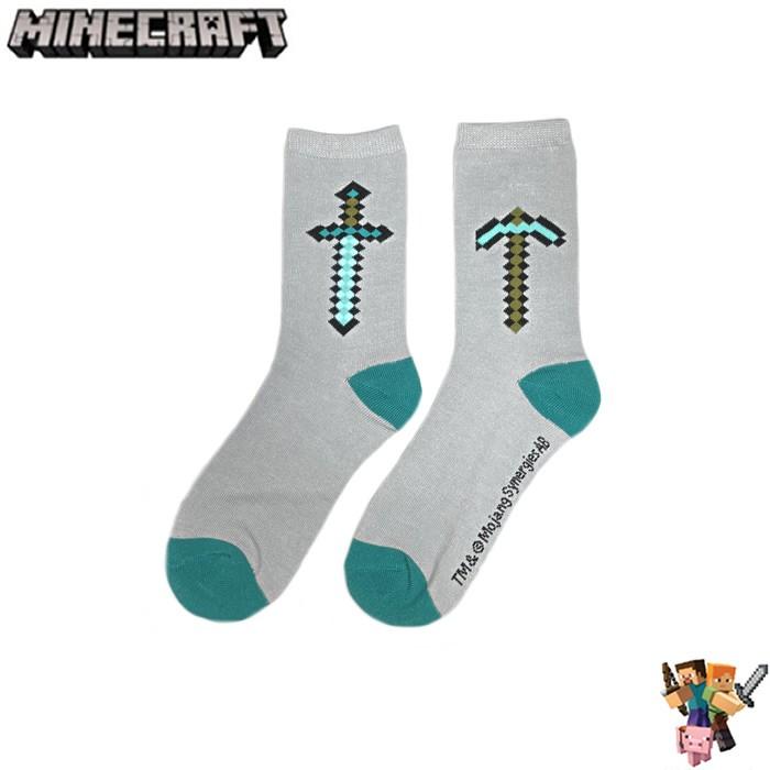 ソックス 靴下 マインクラフト Minecraft Crews ダイヤの剣 ツルハシ ダイヤ ダイヤの装備 ダイヤモンド鉱石 3 Pack 1set Mf043bccgl Minecraftマイクラワールド 通販 Yahoo ショッピング