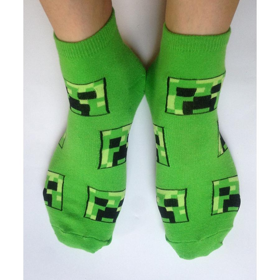 靴下minecraftマインクラフトソックス Quarters クリーパー2色 音楽ディスク 3pack 1set Mf053bqsgl B Minecraftマイクラワールド 通販 Yahoo ショッピング