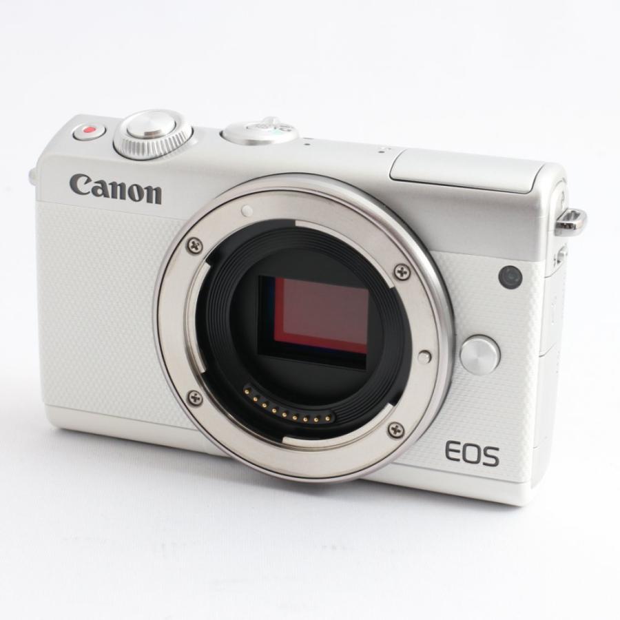 受賞店舗】Canon ミラーレス一眼カメラ EOS ホワイト EOSM100WH-WZK M100 ダブルズームキット デジタル一眼カメラ Canon EOS M100 Wズームキット WH