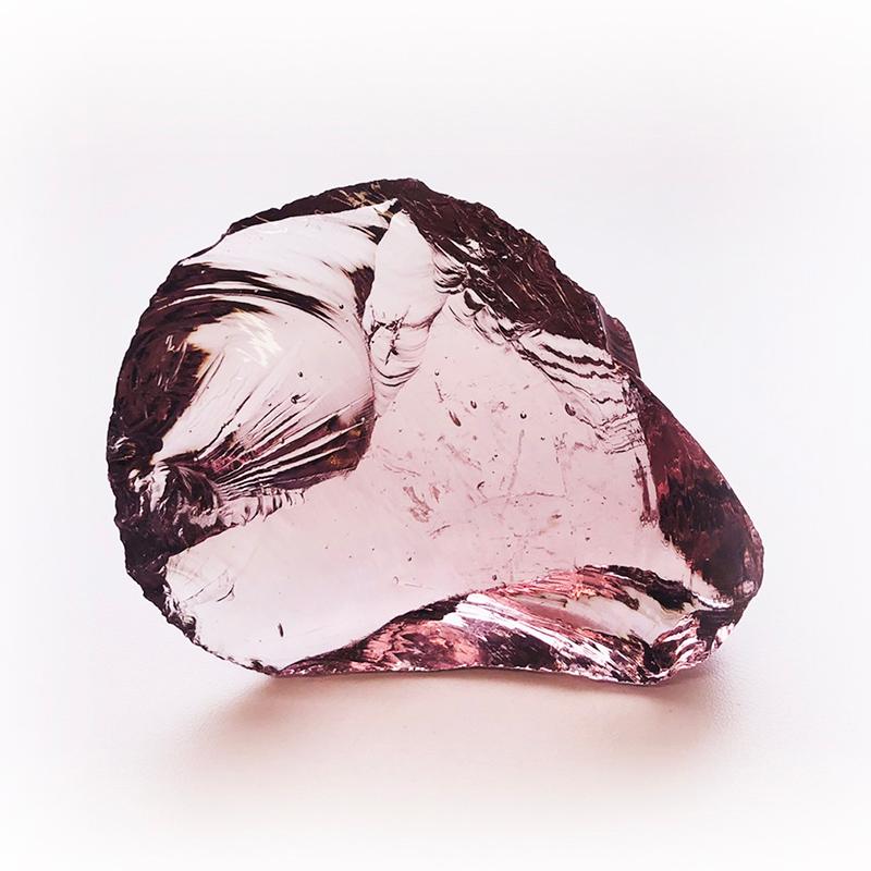 ☆エネルギー 300％/アンダラクリスタル ローズマダー/天然ガラス鉱物 アンダラクリスタル〈HGW Pink ローズ系ピンク〉 送料無料