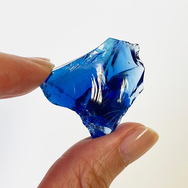 シェラネバダ産 アンダラクリスタル(エレスチャルサファイア) アンダラクリスタル〈エレスチャルサファイアアンダラ 青〉 送料