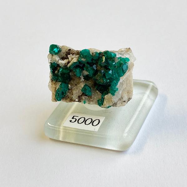 ディオプテーズ（翠銅鉱）母岩付きクラスター ディオプテーズ（翠銅鉱）母岩付きクラスター ディオプテーズ