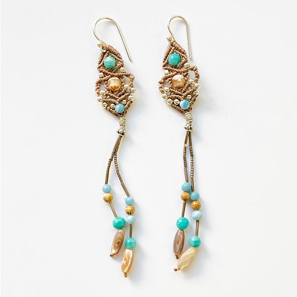 2024年新作【イーシャ・エラフィ/Isha Elafi】ターコイズピアス