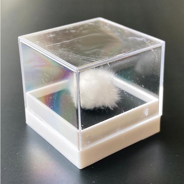 オーケン石 オケナイト（Okenite)直径約13mm コレクションケース