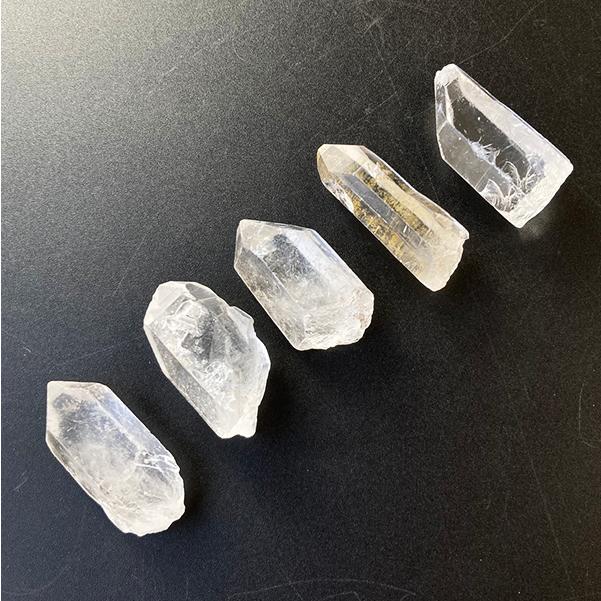 ポイント オルゴナイト 水晶ポイント5本セット（F）オルゴナイト作りにも最適