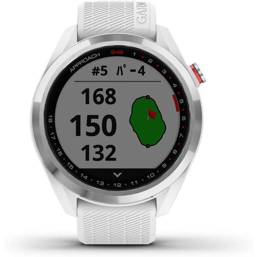 Garmin Approach S42 ホワイト GPSナビ GARMIN GARMIN(ガーミン) ゴルフナビ GPS Approach S42 White