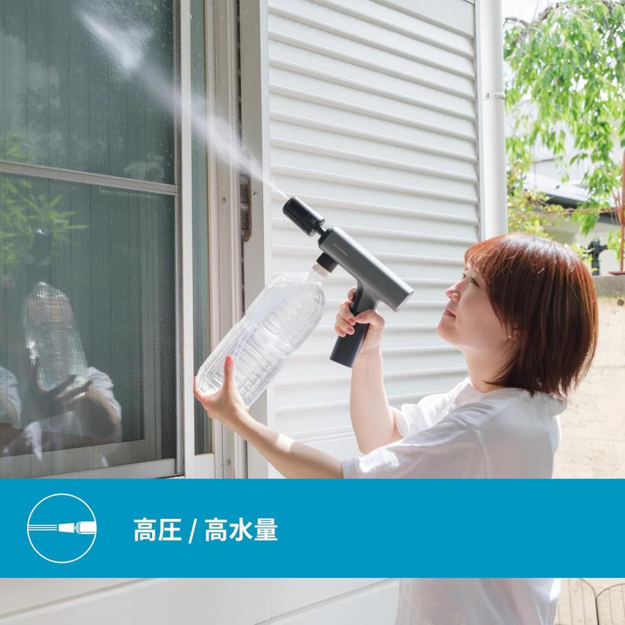 スパイサー ポケッタブル 高圧洗浄機 コードレス ハンディ