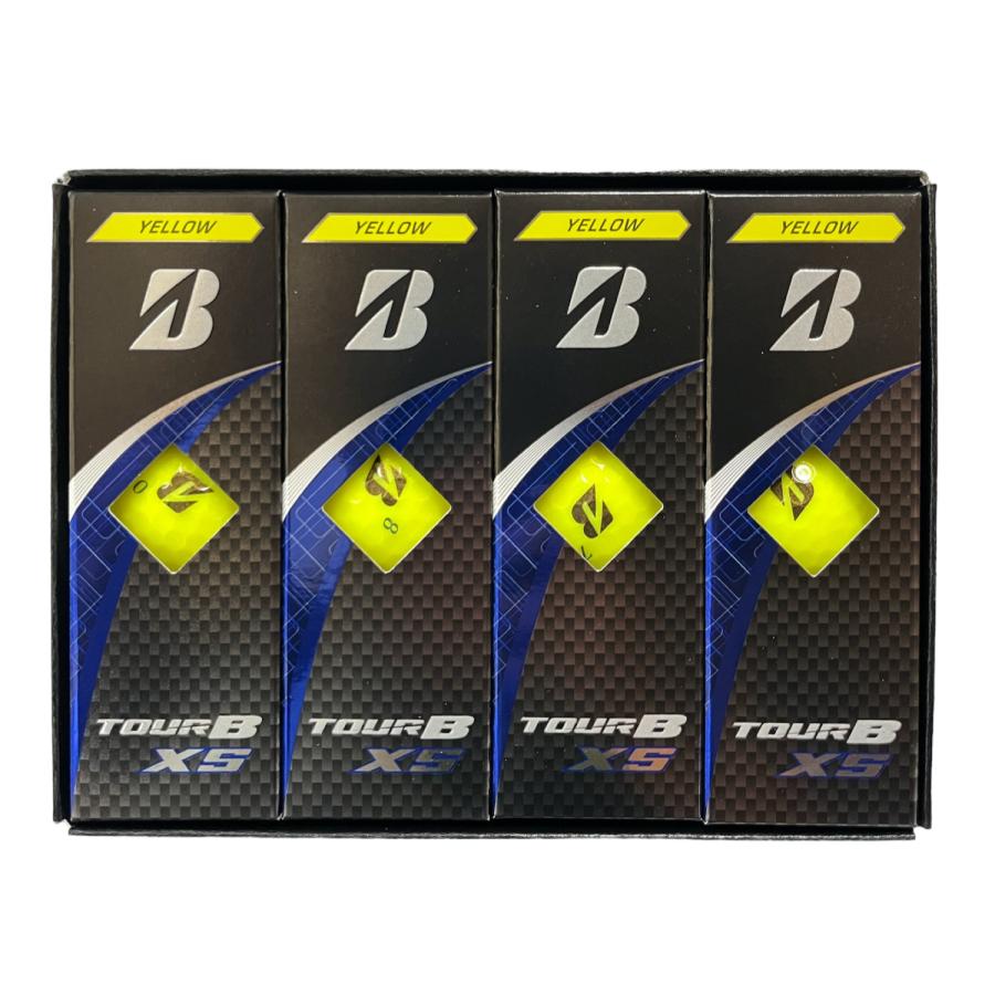 Bridgestone TOUR B XS ゴルフボール イエロー 2セット BRIDGESTONE GOLF 2ダースセット ブリヂストンゴルフ TOUR B XS